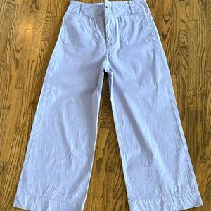 Maeve Lavender Wide-Leg Trousers